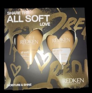 Redken all soft shampoo and conditioner